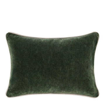 SLD Heirloom Forest Green Velvet Multiple Sizes Throw Pillow (Set of 2) - Ornate Home