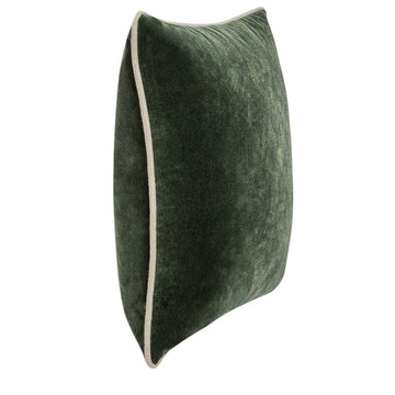SLD Heirloom Forest Green Velvet Multiple Sizes Throw Pillow (Set of 2) - Ornate Home
