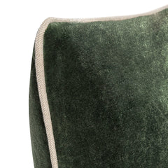SLD Heirloom Forest Green Velvet Multiple Sizes Throw Pillow (Set of 2) - Ornate Home