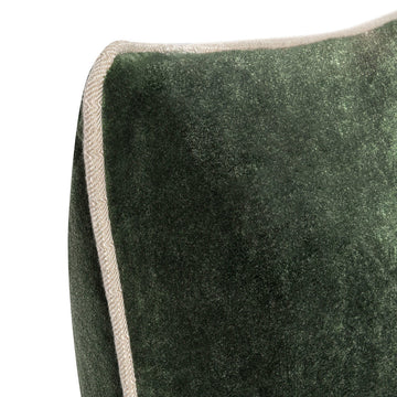 SLD Heirloom Forest Green Velvet Multiple Sizes Throw Pillow (Set of 2) - Ornate Home
