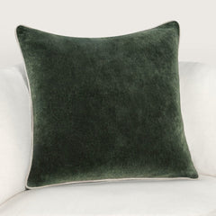 SLD Heirloom Forest Green Velvet Multiple Sizes Throw Pillow (Set of 2) - Ornate Home