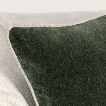 SLD Heirloom Forest Green Velvet Multiple Sizes Throw Pillow (Set of 2) - Ornate Home