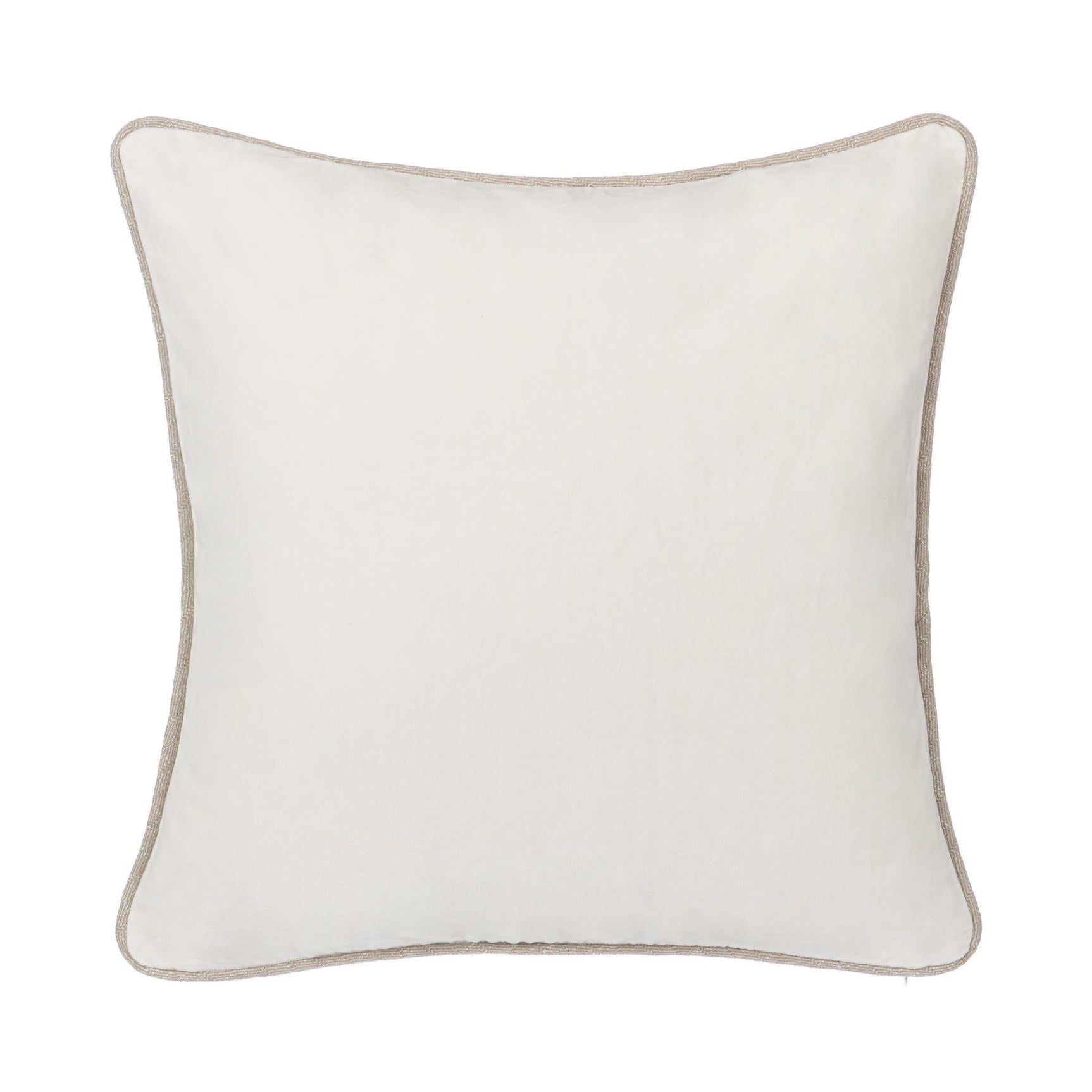 SLD Heirloom Ivory Velvet Multiple Sizes Throw Pillow (Set of 2) - Ornate Home