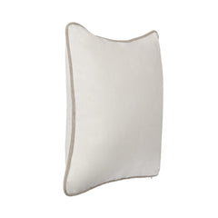 SLD Heirloom Ivory Velvet Multiple Sizes Throw Pillow (Set of 2) - Ornate Home