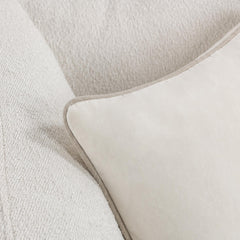 SLD Heirloom Ivory Velvet Multiple Sizes Throw Pillow (Set of 2) - Ornate Home