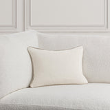 SLD Heirloom Ivory Velvet Multiple Sizes Throw Pillow (Set of 2) - Ornate Home