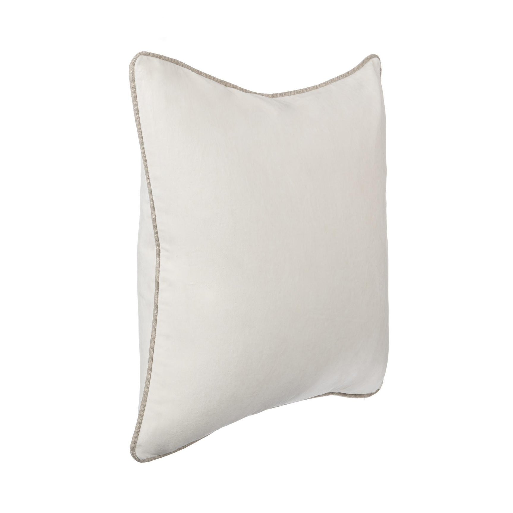 SLD Heirloom Ivory Velvet Multiple Sizes Throw Pillow (Set of 2) - Ornate Home
