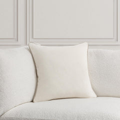 SLD Heirloom Ivory Velvet Multiple Sizes Throw Pillow (Set of 2) - Ornate Home