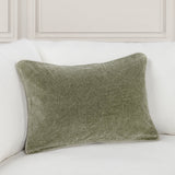 SLD Heirloom Moss Velvet Multiple Sizes Throw Pillow (Set of 2) - Ornate Home