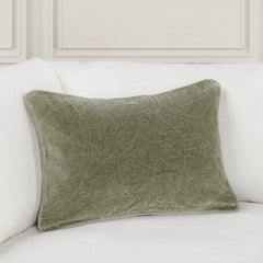 SLD Heirloom Moss Velvet Multiple Sizes Throw Pillow (Set of 2) - Ornate Home