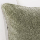 SLD Heirloom Moss Velvet Multiple Sizes Throw Pillow (Set of 2) - Ornate Home