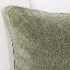 SLD Heirloom Moss Velvet Multiple Sizes Throw Pillow (Set of 2) - Ornate Home
