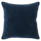SLD Heirloom Navy Velvet Multiple Sizes Throw Pillow (Set of 2) - Ornate Home
