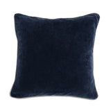 SLD Heirloom Navy Velvet Multiple Sizes Throw Pillow (Set of 2) - Ornate Home