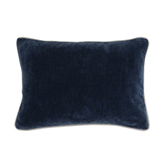 SLD Heirloom Navy Velvet Multiple Sizes Throw Pillow (Set of 2) - Ornate Home
