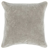 SLD Heirloom Silver Velvet Multiple Sizes Throw Pillow (Set of 2) - Ornate Home