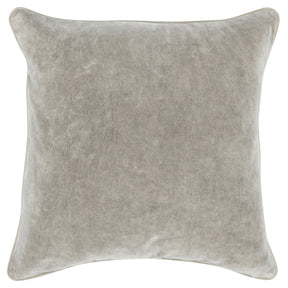 SLD Heirloom Silver Velvet Multiple Sizes Throw Pillow (Set of 2) - Ornate Home