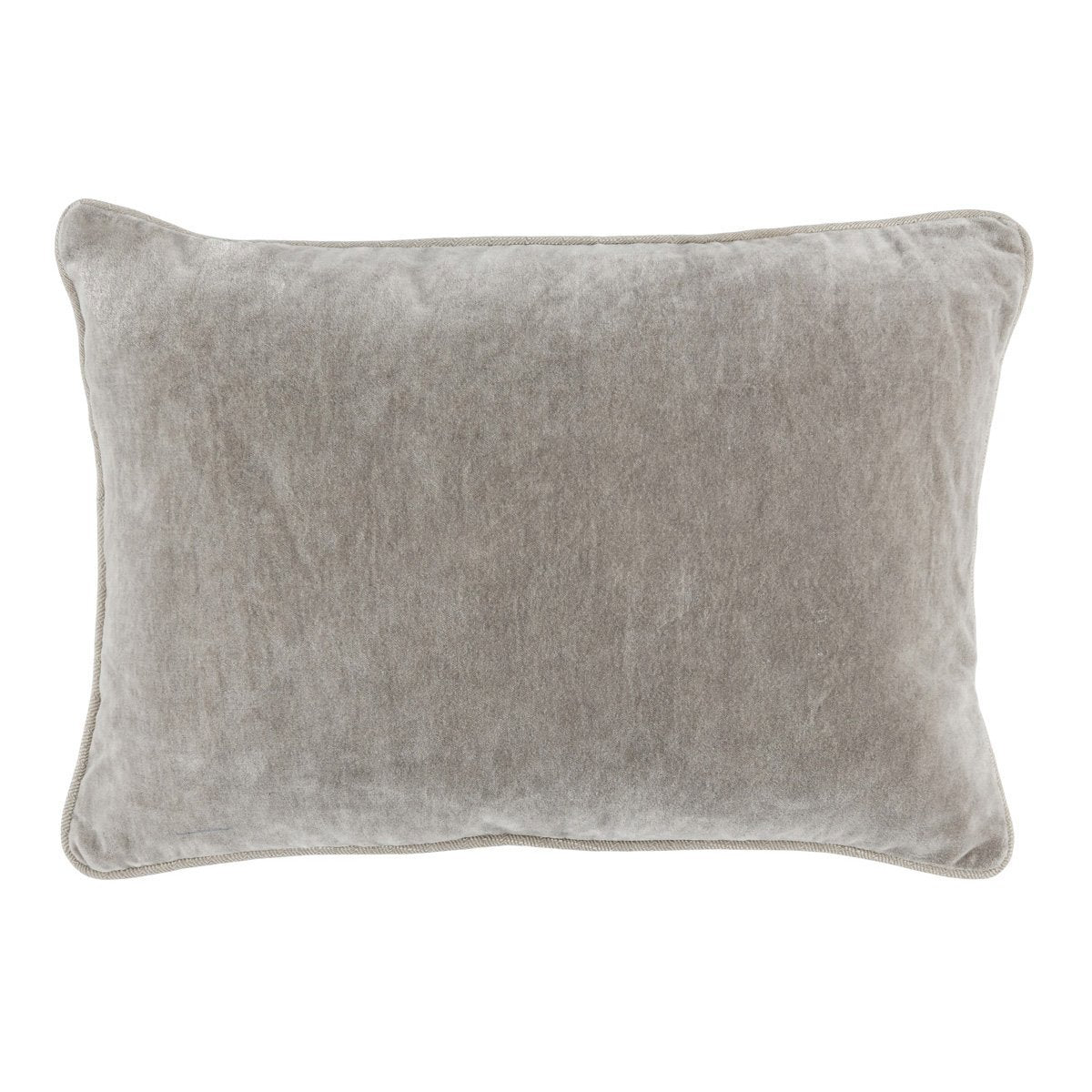 SLD Heirloom Silver Velvet Multiple Sizes Throw Pillow (Set of 2) - Ornate Home