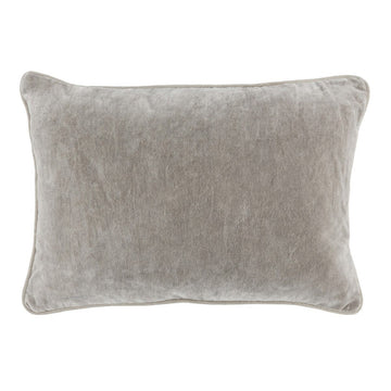 SLD Heirloom Silver Velvet Multiple Sizes Throw Pillow (Set of 2) - Ornate Home
