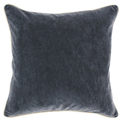 SLD Heirloom Stone Gray Velvet Multiple Sizes Throw Pillow (Set of 2) - Ornate Home