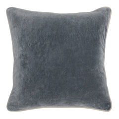 SLD Heirloom Stone Gray Velvet Multiple Sizes Throw Pillow (Set of 2) - Ornate Home