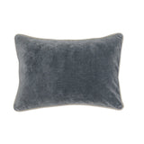 SLD Heirloom Stone Gray Velvet Multiple Sizes Throw Pillow (Set of 2) - Ornate Home