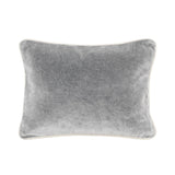 SLD Heirloom Stone Gray Velvet Multiple Sizes Throw Pillow (Set of 2) - Ornate Home
