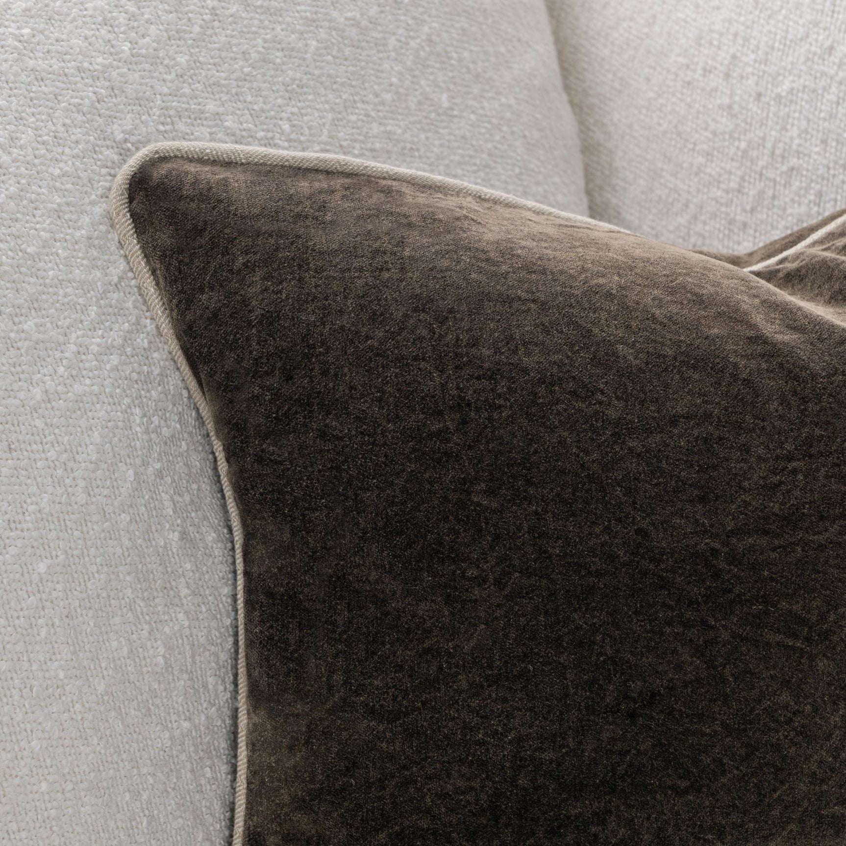 SLD Heirloom Velvet Dark Clove Throw Pillow (Set of 2) - Ornate Home