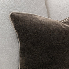 SLD Heirloom Velvet Dark Clove Throw Pillow (Set of 2) - Ornate Home