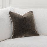 SLD Heirloom Velvet Dark Clove Throw Pillow (Set of 2) - Ornate Home
