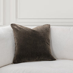 SLD Heirloom Velvet Dark Clove Throw Pillow (Set of 2) - Ornate Home