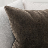 SLD Heirloom Velvet Dark Clove Throw Pillow (Set of 2) - Ornate Home