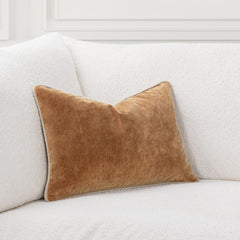 SLD Heirloom Velvet Turmeric Throw Pillow (Set of 2) - Ornate Home