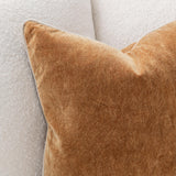 SLD Heirloom Velvet Turmeric Throw Pillow (Set of 2) - Ornate Home