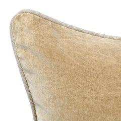 SLD Heirloom Wheat Velvet Multiple Sizes Throw Pillow (Set of 2) - Ornate Home