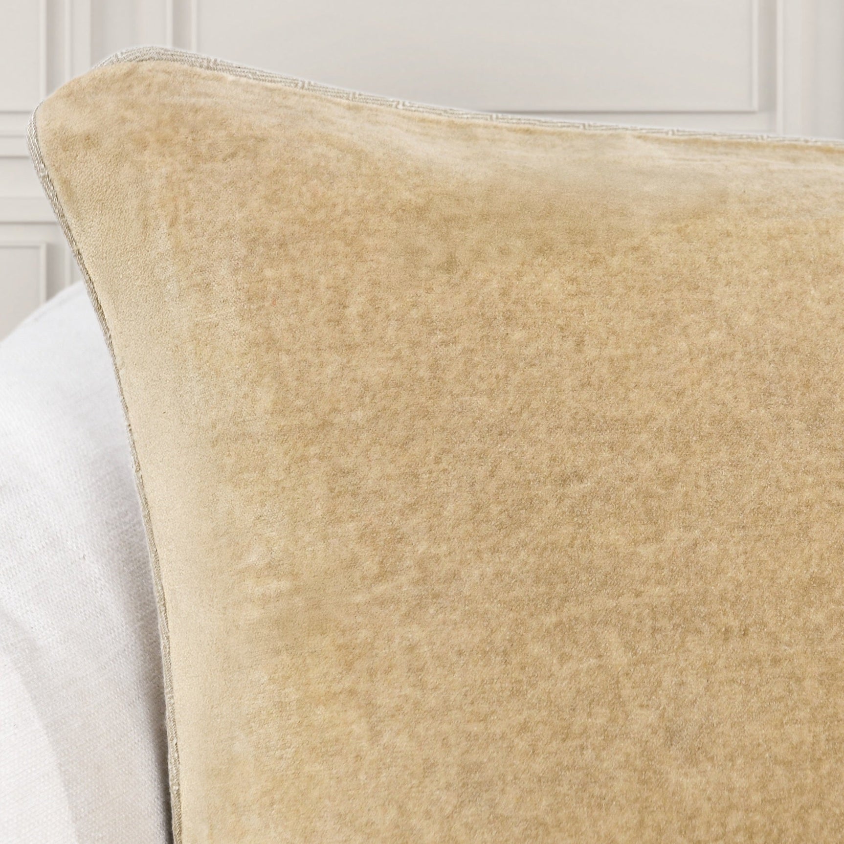 SLD Heirloom Wheat Velvet Multiple Sizes Throw Pillow (Set of 2) - Ornate Home