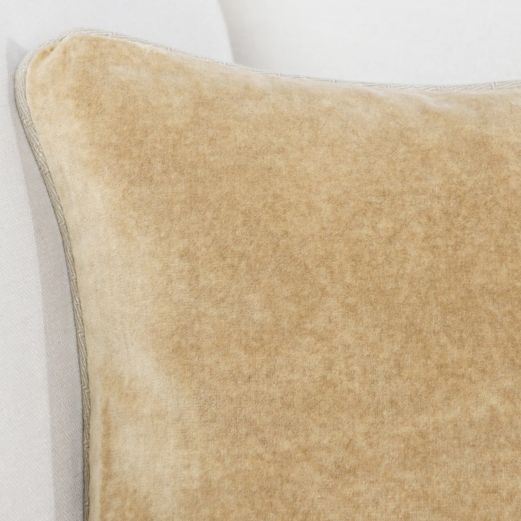 SLD Heirloom Wheat Velvet Multiple Sizes Throw Pillow (Set of 2) - Ornate Home