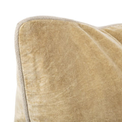 SLD Heirloom Wheat Velvet Multiple Sizes Throw Pillow (Set of 2) - Ornate Home