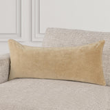SLD Heirloom Wheat Velvet Multiple Sizes Throw Pillow (Set of 2) - Ornate Home