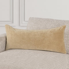 SLD Heirloom Wheat Velvet Multiple Sizes Throw Pillow (Set of 2) - Ornate Home