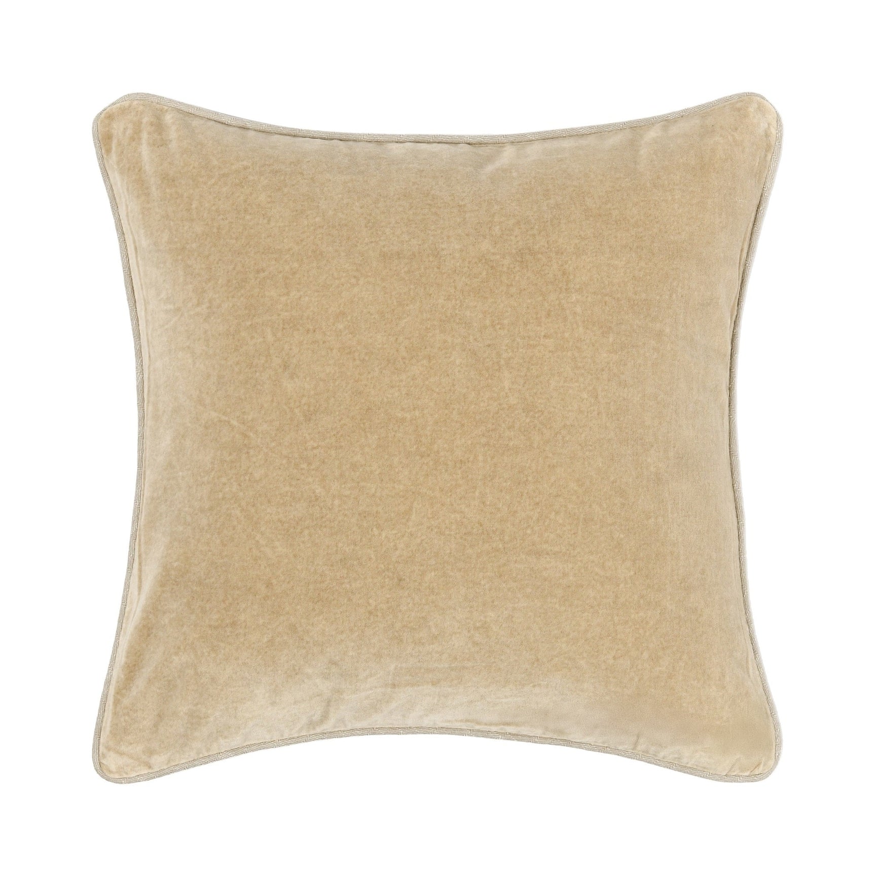 SLD Heirloom Wheat Velvet Multiple Sizes Throw Pillow (Set of 2) - Ornate Home