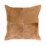 SLD Hide Canada Honey Tan 20x20 Throw Pillow (Set of 2) - Ornate Home