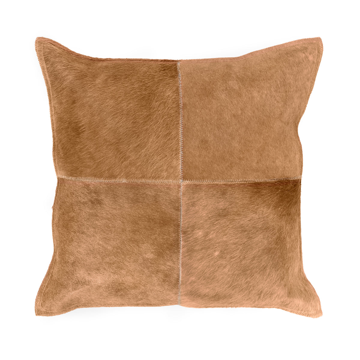 SLD Hide Canada Honey Tan 20x20 Throw Pillow (Set of 2) - Ornate Home