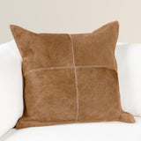 SLD Hide Canada Honey Tan 20x20 Throw Pillow (Set of 2) - Ornate Home