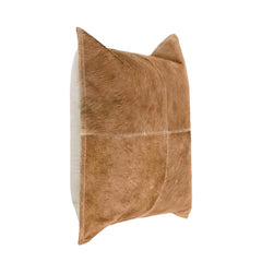 SLD Hide Canada Honey Tan 20x20 Throw Pillow (Set of 2) - Ornate Home