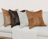 SLD Hide Canada Honey Tan 20x20 Throw Pillow (Set of 2) - Ornate Home