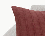 SLD Hunter Cherrywood Red 22x22 Throw Pillow (Set of 2) - Ornate Home