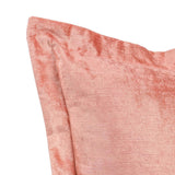 SLD Lapis Dusty Coral Velvet 22x22 Throw Pillow (Set of 2) - Ornate Home