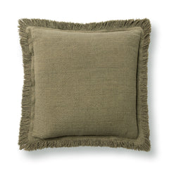 SLD Lauren Olive Green 22x22 Throw Pillow (Set of 2) - Ornate Home