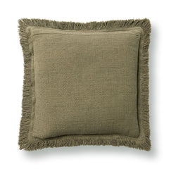 SLD Lauren Olive Green 22x22 Throw Pillow (Set of 2) - Ornate Home